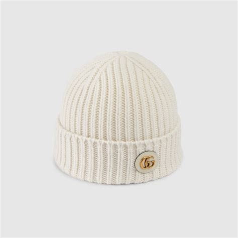 Gucci Cappello in lana cashmere con Doppia G